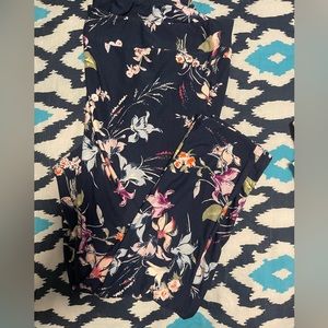 2x floral leggings